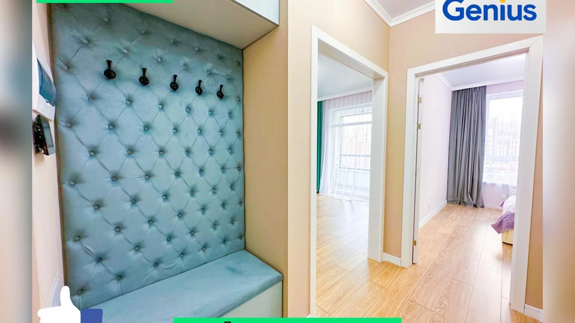 New Luxe 2 Bedroom Nur-Sultan  Kazakhstan